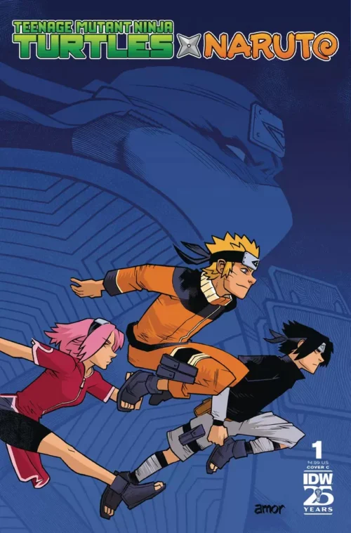 USA TEENAGE MUTANT NINJA TURTLES X NARUTO #1 CVR C AMOR